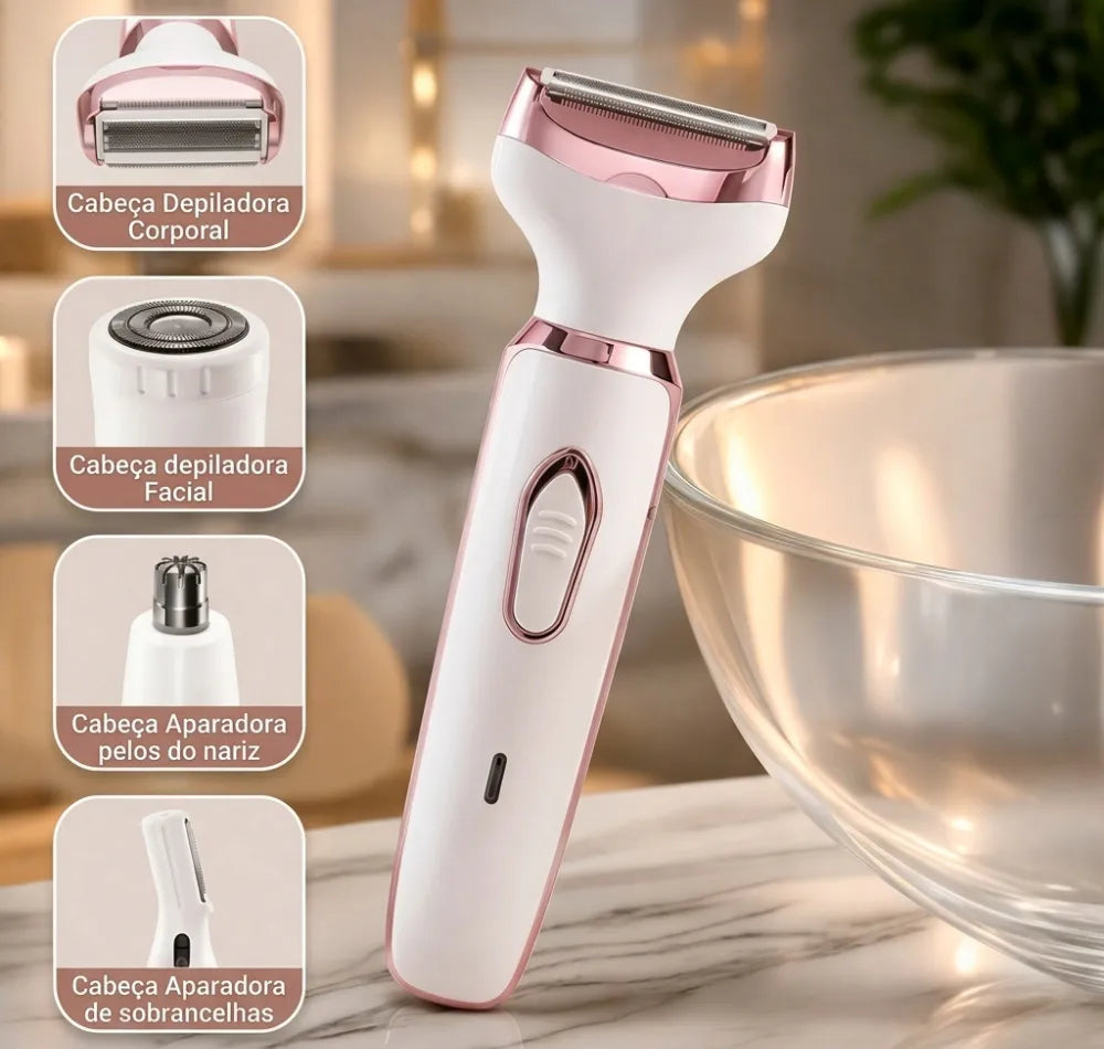 Conjunto de cabeças intercambiáveis para corpo, rosto, nariz e sobrancelhas Loja Morela