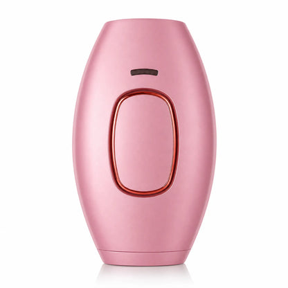 Depilador de luz pulsada IPL rosa com detalhes dourados para remoção de pelos Loja Morela