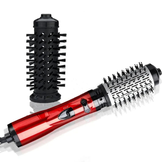 Escova secadora rotativa com dois bicos intercambiáveis de cerâmica - Loja Morela
