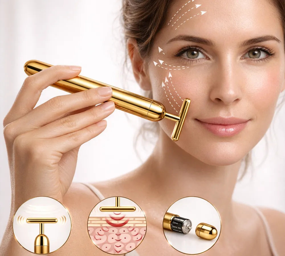 Detalhes técnicos da estrutura interna do massageador facial de alta frequência Loja Morela